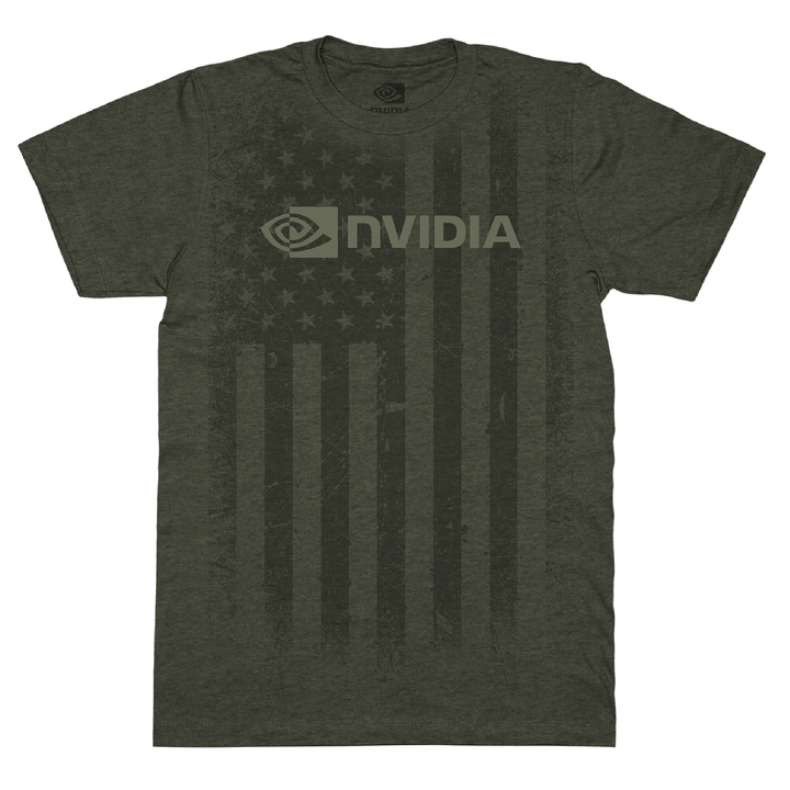 Dell Federal Flag T-Shirt - Army Green