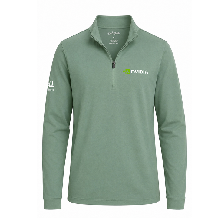 Bad Birdie Velocity Quarterzip - Washed Sage